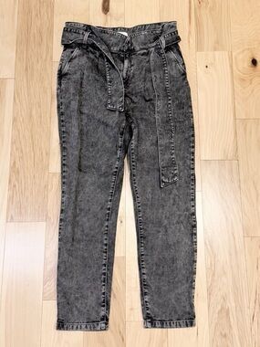 Sézane Women’s Austin Trouser Pants in Washed Black